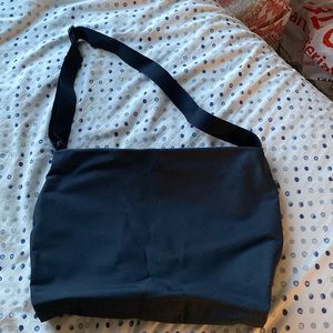 Navy Away messenger bag